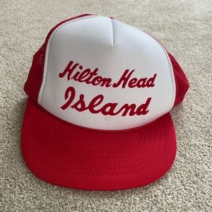 Vintage Hilton Head Island Trucker Hat One Size